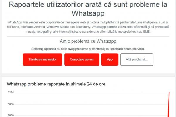 Servicii Meta - Down Detector