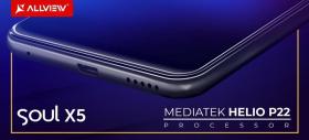 Allview Soul X5 este un nou telefon Allview cu inteligenţă artificială, bazată pe procesorul MediaTek Helio P22