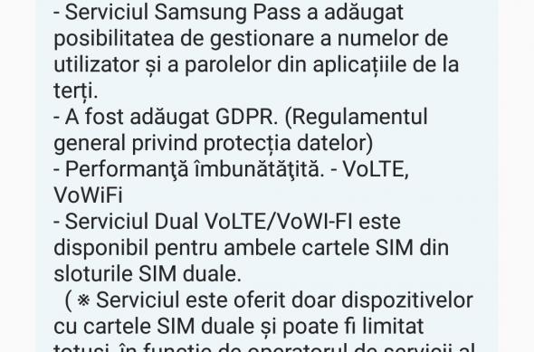 Capturi ecran actualizare Android Oreo pe Samsung Galaxy A8 2018: Actualizare-Android-Oreo-Galaxy-A8-2018_006.jpg