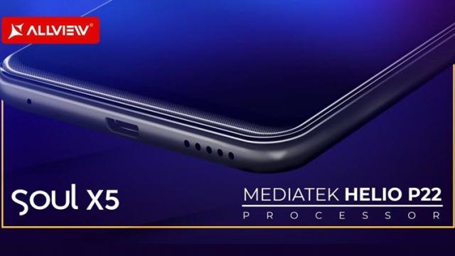 <b>Allview Soul X5 este un nou telefon Allview cu inteligenţă artificială, bazată pe procesorul MediaTek Helio P22</b>Suntem informați astăzi prin intermediul unui material teaser despre faptul că Allview ne pregătește încă un telefon cu inteligență artificială, acela urmând a fi numit Soul X5. Telefonul va opta pentru un procesor mid-range Helio P22, cipset care