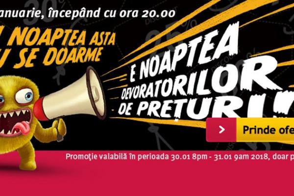 Altex organizează astăzi "Noaptea devoratorilor de prețuri" începând cu ora 20:00; iată câteva dintre reduceri