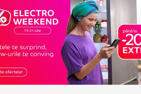 Electro Weekend revine în perioada 19-21 iulie, cu reduceri extra de până la 20%! Samsung Galaxy S25 Ultra acum la 4499 lei