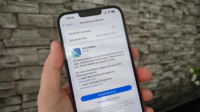 <b>iOS 26 Public Beta este acum disponibil și îl poți instala pe iPhone-ul tău! Liquid Glass și o aplicație Camera actualizată (listă telefoane compatibile</b>Finalul lunii iulie ne aduce iată lansarea lui iOS 26 Public Beta, release pe care oricine îl poate instala și testa dacă are un iPhone compatibil. De asemenea, avem și ediții Public Beta pentru iPadOS 26, watchOS 26, tvOS 