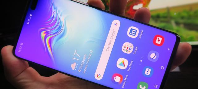 Samsung Galaxy S10 5G: OS, UI, aplicaţii cu One UI uşor actualizat