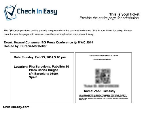 Live Blogging Huawei @ MWC 2014 Barcelona: telefoane, tablete MediaPad si smartwatch - imaginea 1
