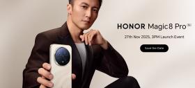 HONOR Magic8 Pro debutează global pe 27 noiembrie; cameră Insta360 cadou la precomandă
