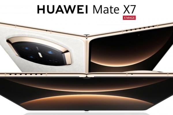 HUAWEI Mate X7 își prezintă design-ul, variantele de culoare; Pliabil cu 20 GB RAM, cameră periscop