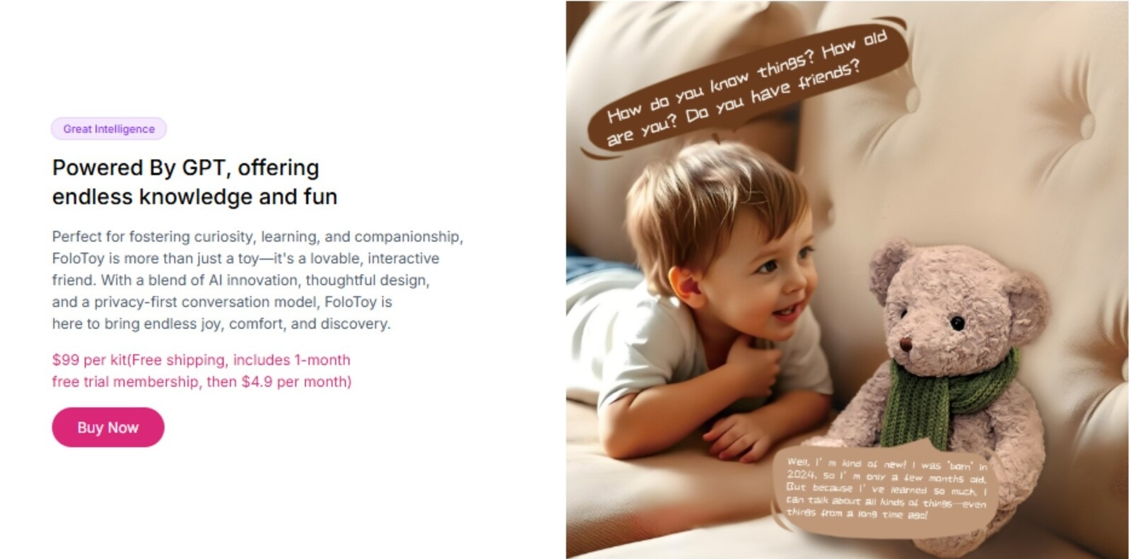 Scenariu de Black Mirror: un ursuleţ cu GPT a vorbit ce nu trebuie cu copiii