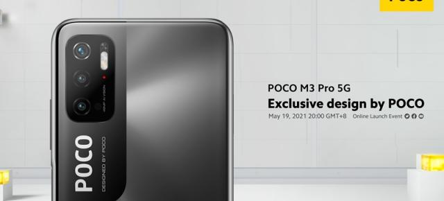 POCO M3 Pro 5G are design-ul confirmat prin intermediul unui teaser; Va aduce cameră foto principală de 48 mpx într-un modul triplu