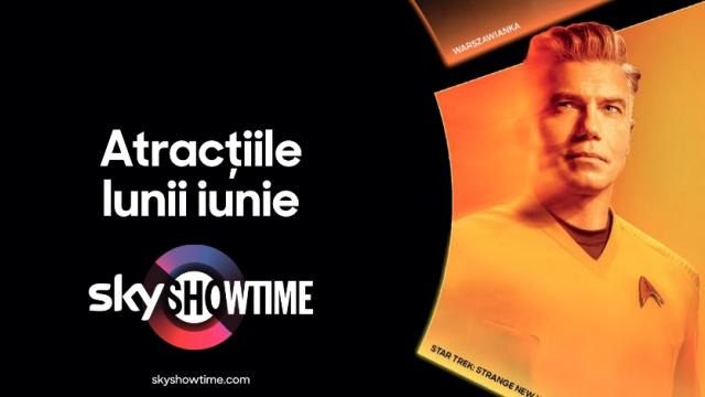 <b>SkyShowtime prezintă trailerul oficial pentru serialul Star Trek: Strange New World (sezon 2) și dezvăluie noutățile din iunie</b>Un comunicat de presă proaspăt sosit în inbox-ul nostru ne aduce astăzi detalii despre noutățile pregătite de debut pe platforma de streaming video SkyShowtime pe parcursul lunii iunie. Întâi aflăm că avem dezvăluit și trailer-ul oficial pentru 