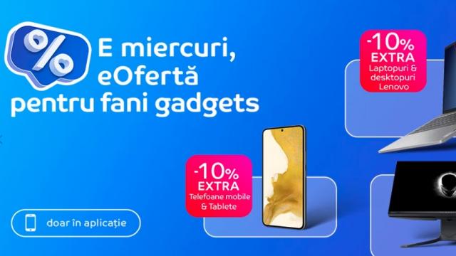 <b>Extra reduceri HOT azi pe eMAG! Îți cumperi Samsung Galaxy A54 la cel mai mic preț din România</b>La eMAG avem extra reduceri în fiecare zi, oportunități de a ne achiziționa produsele de la favorite la prețuri mult mai mici. Astăzi, în zi de miercuri și ultima zi a lunii iunie avem o serie de reduceri extra cu adevărat tentante, de la telefoane