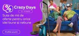 Start Crazy Days la eMAG! Ce oferte speciale ne-a pregătit retailerul în perioada 12-14 martie?