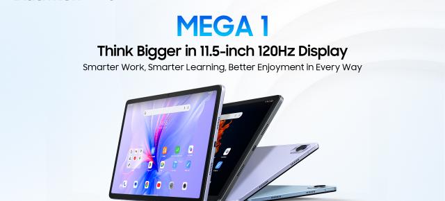 Blackview MEGA 1 debutează global, o tabletă cu ecran de 11.5 inch 120Hz, 12 GB RAM, suport Widewine L1