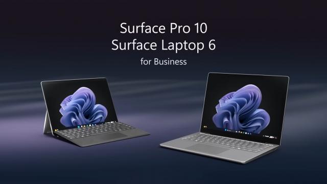 <b>Microsoft lansează Surface Pro 10 și Surface Laptop 6 (for Business), ultrabook-uri de top cu CPU-uri Intel Core Ultra</b>În urmă cu ceva timp aflam că Microsoft pregătește lansarea unor noi device-uri Surface. Ei bine, zvonurile au fost adevărate, iar compania a prezentat ieri două noi ultrabook-uri de top: Surface Pro 10 și Surface Laptop 6. Sunt însă variante business