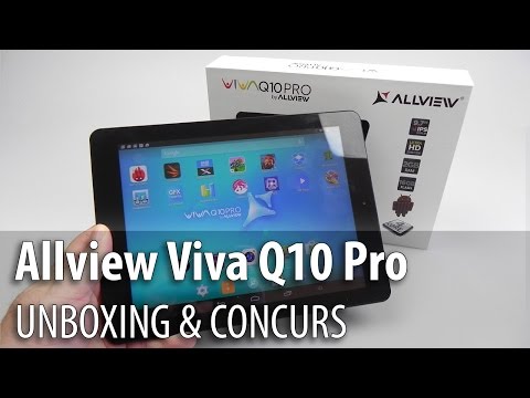 Allview Viva Q10 Pro Unboxing & Concurs (Tabletă cu Ecran la nivel Retina) - Mobilissimo.ro