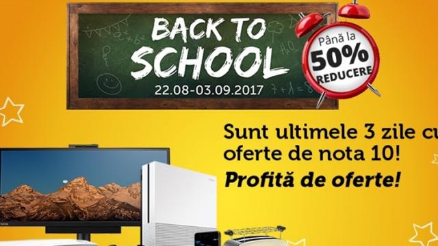 <b>Iată ce produse la reducere mai găsim în oferta actuală evoMAG Back 2 School! Baterie externă și smartphone numai bune pentru începutul școlii</b>Sunt ultimele două zile de reduceri Back 2 School din campania evoMAG.ro și asta înseamnă că trebuie să vă grăbiți dacă doriți să  prindeți produsele mult dorite. Această promoție reprezintă o ocazie numai bună de a vă pune la punct cu produsele ce 