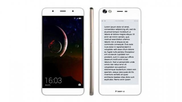 <b>Hisense A2 Pro este anunțat oficial; smartphone cu display secundar E Ink și procesor Snapdragon 625</b>Astăzi producătorul chinez Hisense a anunțat lansarea smartphone-ului A2 Pro, un terminal ce vine echipat cu un display secundar E Ink de 5,2 inch - ecran regăsit în partea din spate. Display-ul principal este o unitate de 5,5 inch cu tehnologie AMOLED