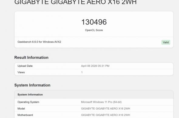 Gigabyte Aero X16 - Benchmarks: Screenshot_7.jpg