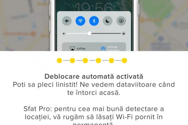 Yale Linus L2 Lite - Aplicație mobilă (Screenshots interfață)
