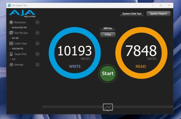 Kingston FURY Renegade G5 - Benchmark-uri: AJA-8K, 64GB.jpg