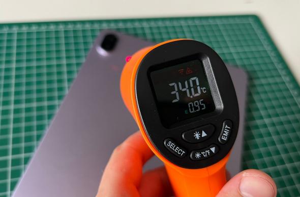 Test termic Huawei MatePad 11.5 (2025) PaperMatte: Temp benchmark (2).jpg