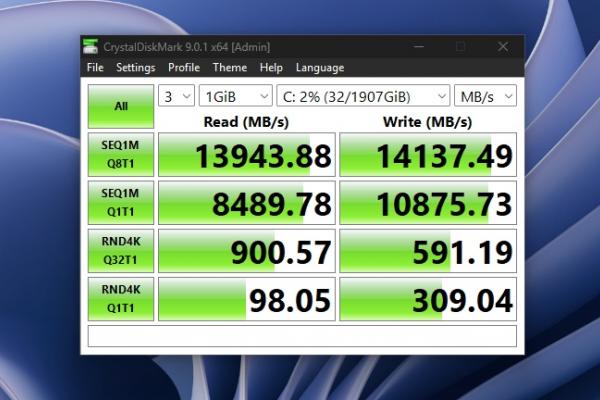 Kingston FURY Renegade G5 - Benchmark-uri