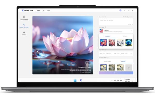 Lenovo Creator Zone - Imagini