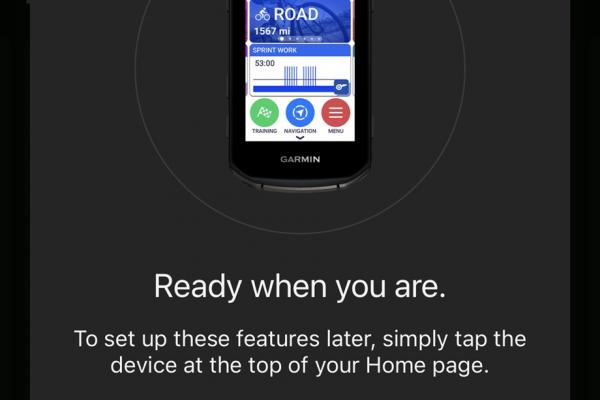Garmin Edge 850 - Aplicația Connect