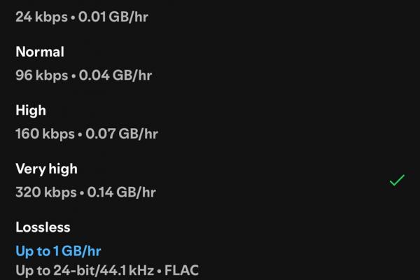Spotify Lossless în România