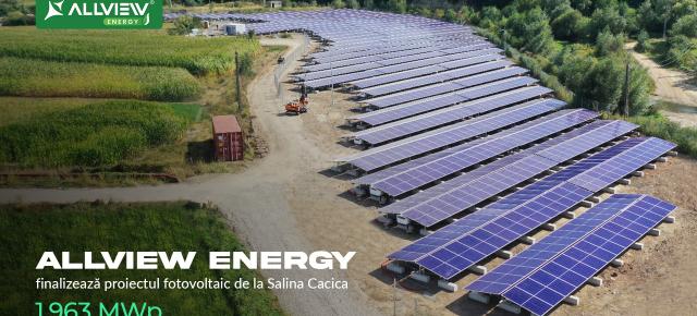 Parc fotovoltaic pentru Salina Cacica; Allview Energy finalizează un proiect de 1.96 MWp în Suceava