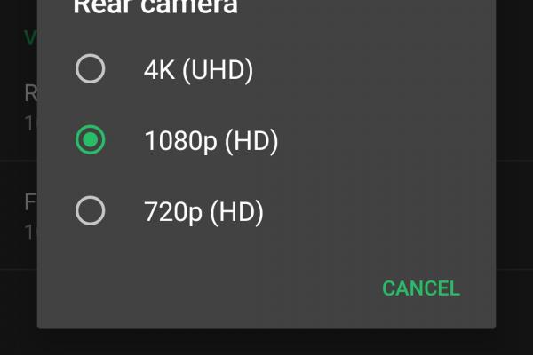 Interfață grafică cameră Allview X4 Soul Infinity Plus