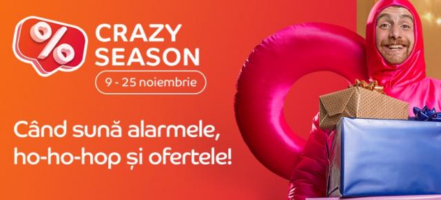 Reducerile continuă și după Black Friday pe eMAG! Iată ce oferte găsești în campania Crazy Season 2024!