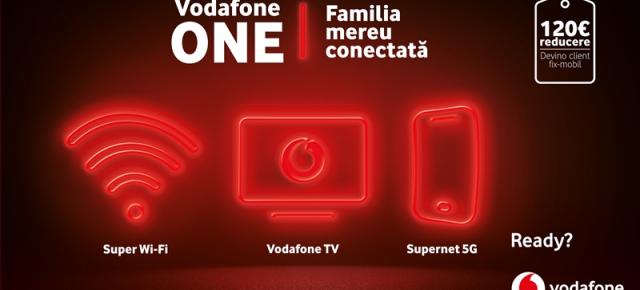 Vodafone România lansează noile oferte de servicii convergente fix-mobil denumite Vodafone One