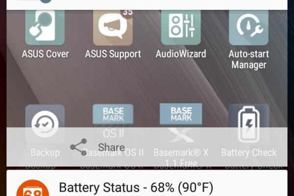 ASUS Zenfone 2 Laser ZE550KL - Screenshots