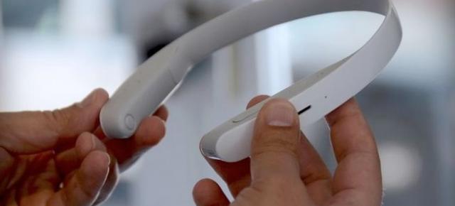 Sony a creat o pereche de căşti care nu ating urechile, ci se poarta pe gât: Sony Concept N