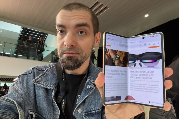 MWC 2026: HONOR Magic V6 Hands on - cel mai subțire telefon pliabil, cu cea mai mare baterie, cu spate catifelat