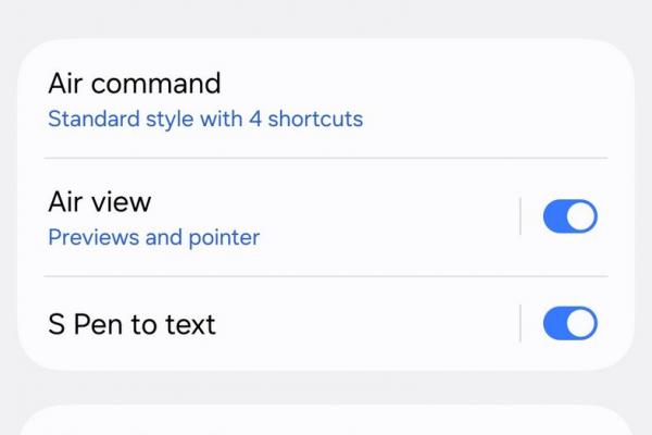 Samsung Galaxy S26 Ultra - Screenshots S Pen