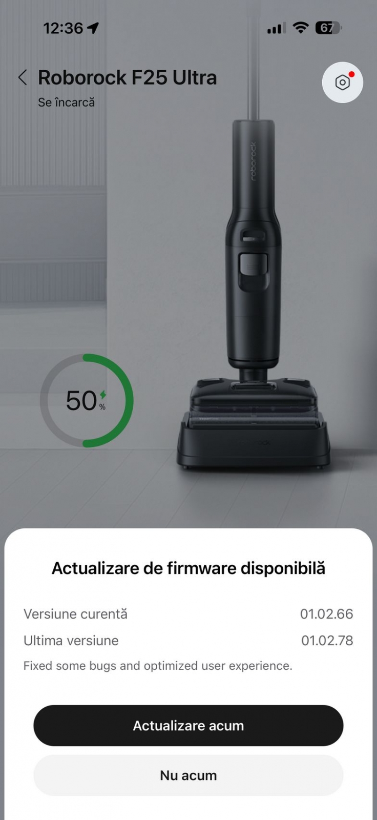 Roborock F25 Ultra - Screenshots (galerie)
