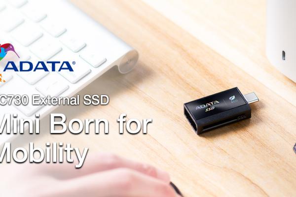 ADATA lansează SSD-ul extern SC730 cu dublă interfață USB-C și USB-A; dimensiuni ultra-compacte și materiale reciclate