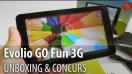 Evolio GO Fun 3G Unboxing + Concurs (Tabletă 3G cu accesorii auto GPS și hărti) - Mobilissimo.ro