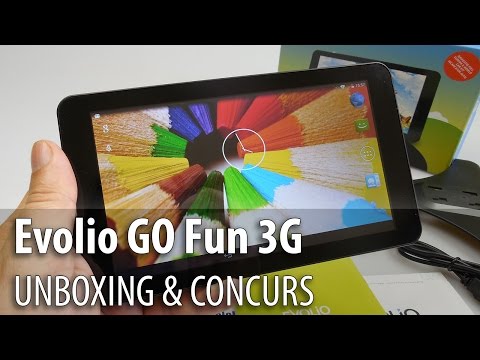 Evolio GO Fun 3G Unboxing + Concurs (Tabletă 3G cu accesorii auto GPS și hărti) - Mobilissimo.ro