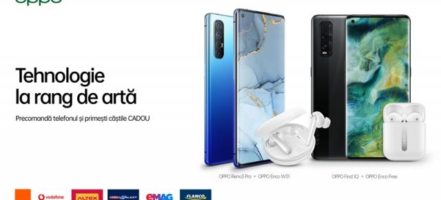Oppo Reno 3 Pro 5G și Find X2 sunt primele telefoane aduse pe cale oficială de Oppo în România; Acum la precomandă + cadou