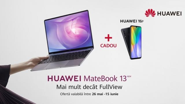 <b>Huawei îţi dă un telefon cadou cu noile laptopuri MateBook 13; Acestea tocmai au debutat în ţara noastră, în variante Intel și AMD</b>Huawei a anunţat în această săptămână lansarea unor noi laptopuri în ţara noastră, din seria MateBook. E vorba despre Huawei MateBook (2020), versiunea cu diagonală de 13 inch, în variante