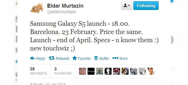 Avem data de lansare preliminară a lui Galaxy S5! Cel mai de vază blogger rus tech confirmă!