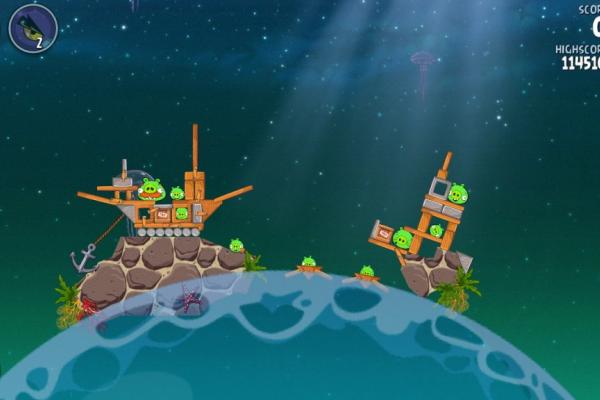 Angry Birds Space Pig Dipper review: 30 de nivele noi, gravitația Întâlnește gameplay-ul acvatic (Video)