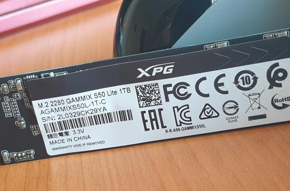 XPG Gammix S50 Lite SSD - Fotografii: XPG-Gammix-S50-Lite-1-TB_009.jpg