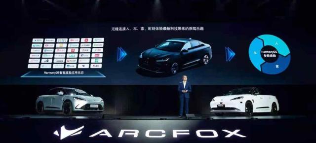 Huawei prezintă două maşini electrice cu HarmonyOS la bord: Arcfox Alpha S, dar şi Cyrus Huawei Smart Selection SF5