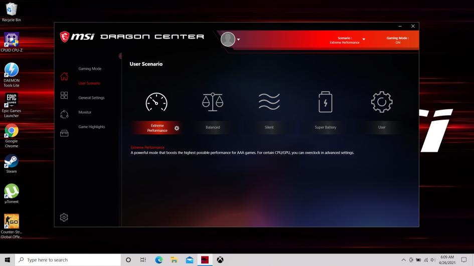 MSI GF65 Thin 10UE - Galerie Dragon Center: Screenshot (37).jpg