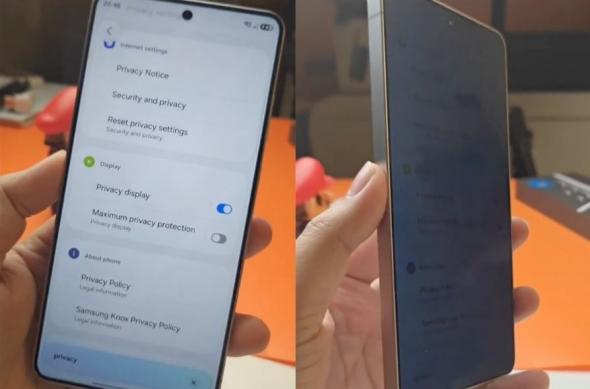 Samsung Galaxy S26 Ultra - Fotografii hands-on (Leak): privacy-displays.jpg