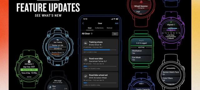 Garmin lansează un update major pentru o mulțime de smartwatch-uri din portofoliu; Aduce tracking avansat pentru echipament și planner pentru curse direct pe ceas